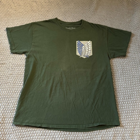 attack on titan green large t shirt - Picture 1 of 5